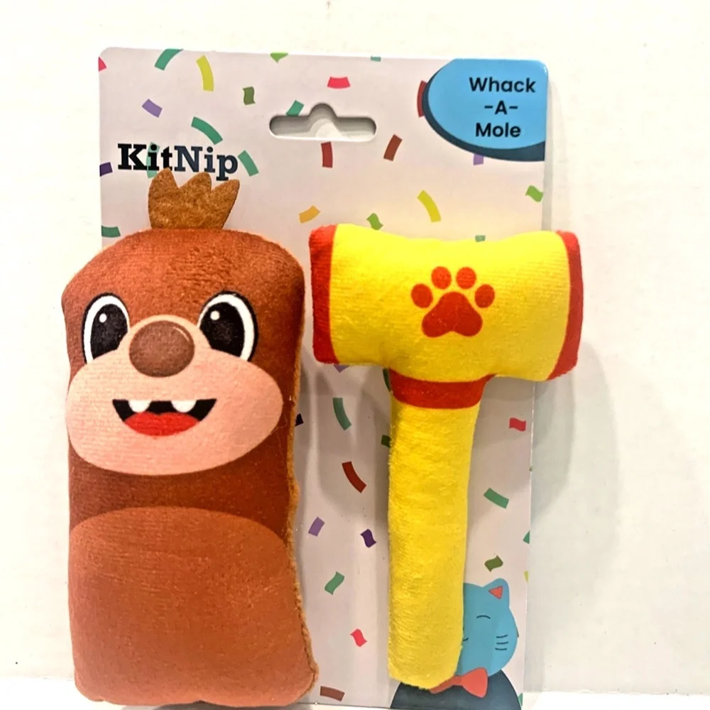 KitNip Kitty Cat STATE FAIR Interactive Wand Catnip Plush New Lot of 4 Cat Toys